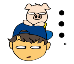 Mechanic "STETTA" and the piglet "S" sticker #15861791