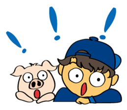 Mechanic "STETTA" and the piglet "S" sticker #15861793