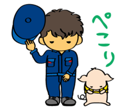 Mechanic "STETTA" and the piglet "S" sticker #15861796