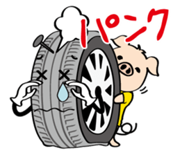 Mechanic "STETTA" and the piglet "S" sticker #15861812