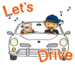 Mechanic "STETTA" and the piglet "S" sticker #15861815