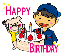 Mechanic "STETTA" and the piglet "S" sticker #15861817