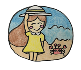 mohimohi girl sticker #15862294