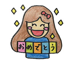 mohimohi girl sticker #15862296