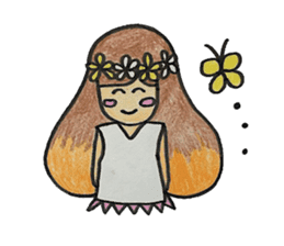 mohimohi girl sticker #15862310