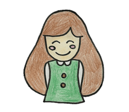 mohimohi girl sticker #15862329