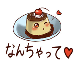 Greedy love pudding sticker #15862965