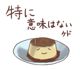Greedy love pudding sticker #15862969