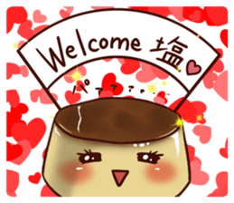 Greedy love pudding sticker #15862971