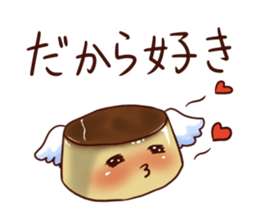 Greedy love pudding sticker #15862974