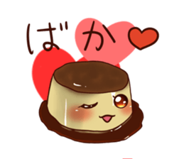 Greedy love pudding sticker #15862981