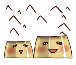 Greedy love pudding sticker #15862983