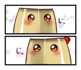 Greedy love pudding sticker #15862986