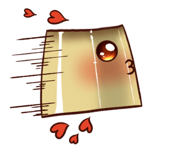 Greedy love pudding sticker #15862987