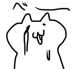 cute cat slug sticker sticker #15863133