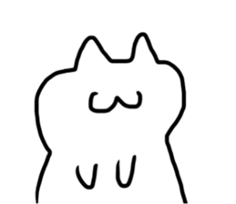cute cat slug sticker sticker #15863145
