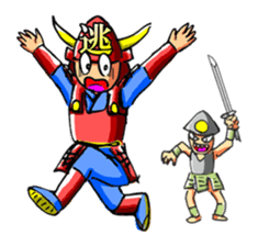 Samurai's daily and everyday Sticker sticker #15863165