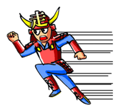 Samurai's daily and everyday Sticker sticker #15863170