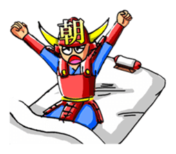 Samurai's daily and everyday Sticker sticker #15863176