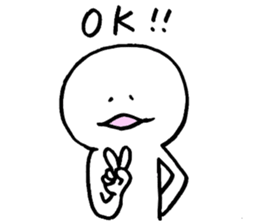 Marshmallow chan sticker #15863191