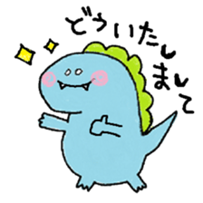 rakugaki-dinosaur sticker #15863298