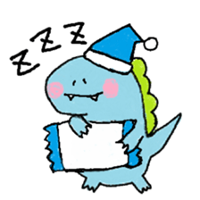 rakugaki-dinosaur sticker #15863302