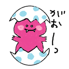 rakugaki-dinosaur sticker #15863306
