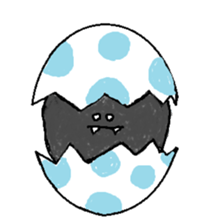 rakugaki-dinosaur sticker #15863307