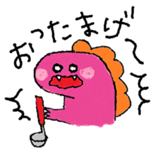 rakugaki-dinosaur sticker #15863318