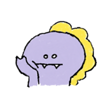 rakugaki-dinosaur sticker #15863326