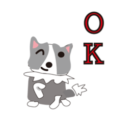 Sweet baby (border collie and rabbit) sticker #15863398