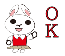 Sweet baby (border collie and rabbit) sticker #15863411