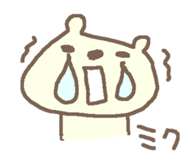 Miku cute bear stickers! sticker #15863477