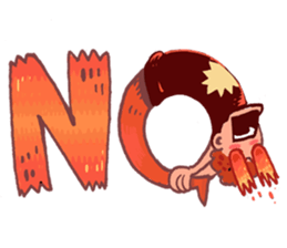 Boy on Fiyah!! sticker #15863547