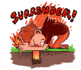 Boy on Fiyah!! sticker #15863552