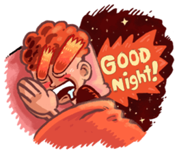 Boy on Fiyah!! sticker #15863558