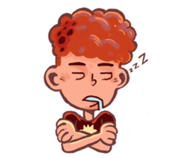 Boy on Fiyah!! sticker #15863560