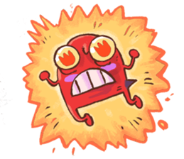 Boy on Fiyah!! sticker #15863563