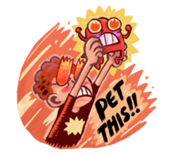 Boy on Fiyah!! sticker #15863564