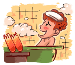 Boy on Fiyah!! sticker #15863566