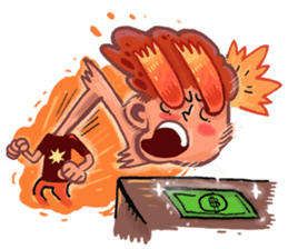 Boy on Fiyah!! sticker #15863568