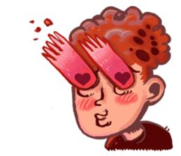 Boy on Fiyah!! sticker #15863571