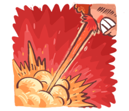 Boy on Fiyah!! sticker #15863575