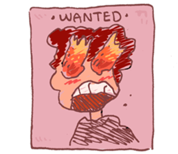 Boy on Fiyah!! sticker #15863576