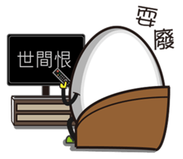 <A-level eggs> McGough and Wakao sticker #15863923