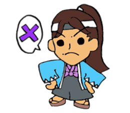 Makoto's samurai sticker #15864094