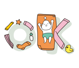 Alien baby pokizo sticker #15864724