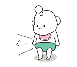 Alien baby pokizo sticker #15864751