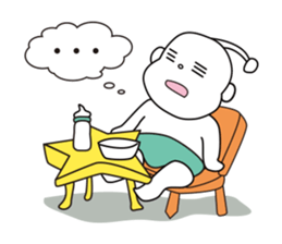 Alien baby pokizo sticker #15864752