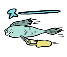 A day of fish sticker #15865149